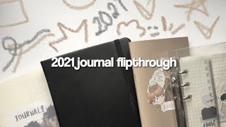 2021 (anime + kpop ) journal flipthrough !!