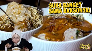 TEKSTURNYA ITU LOH!! SUKA BANGET SAMA BASKSONYA!! BAKSO SUPER GEPENG!!