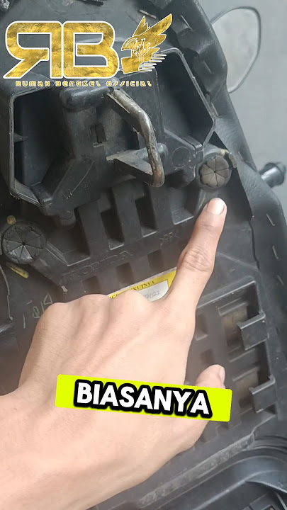 Cara mengatasi suara jok yang berisik #jokmotor #matichonda