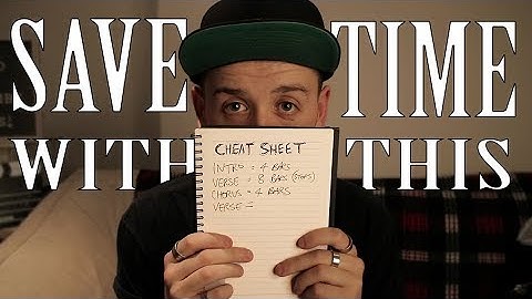 CHEAT SHEET Must know for drummers!