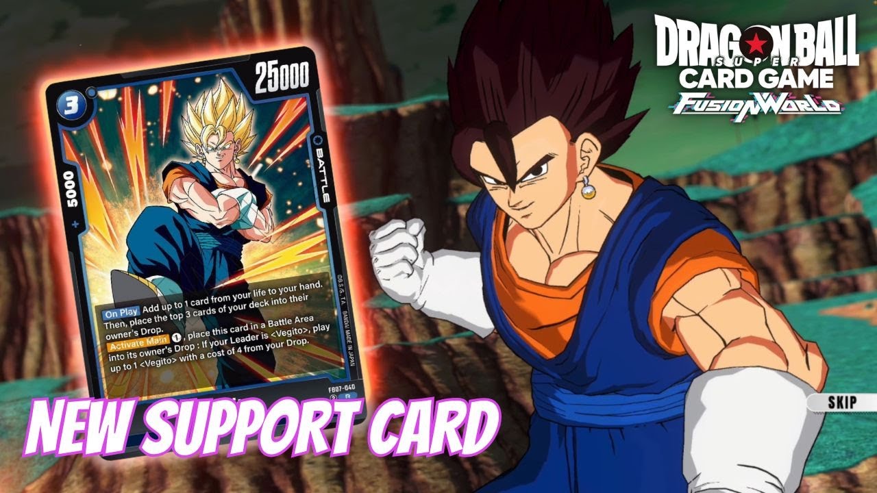 dragon ball super card game blue vegito Dragon Ball Super Card Game Fusion World Official Card Case and Sleeve –  JumpIchiban main image 1