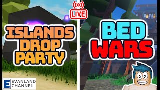 ? LIVE -  ROBLOX ISLANDS SKYBLOCK AND BEDWARS STREAM (July 9)