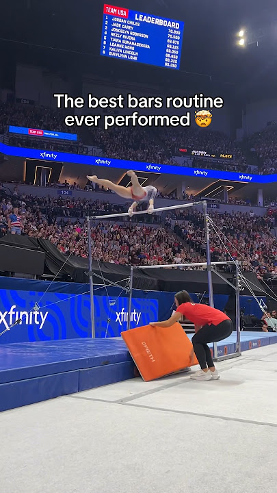 Suni Lee is absolutely insane 🤯 #usagtrials24 #gymnastics #olympics #gymnast #sunilee #sports #win