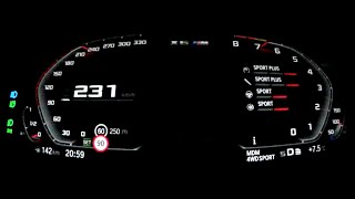 2020 BMW X6 M Competition: acceleration 0-230+ kmh