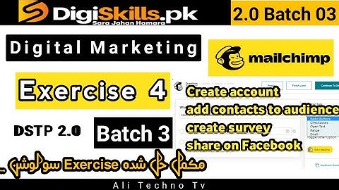 Digital Marketing Exercise 4 Batch 3 | digiskills digital marketing exercise 4 batch 3