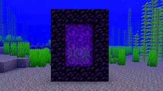 Will It Possible to Create Nether Portal Underwater??