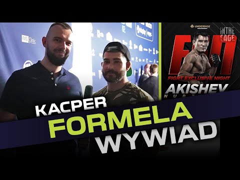 "Będę go bił z każdej pozycji, żeby zrobić kazachstański tatar" - Kacper FORMELA o walce z Akishevem