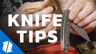 How to Maintain a Pocket Knife With Lucas Burnley