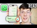 How To Read WhatsApp Messages Without Blue Tick Marks - Step By Step