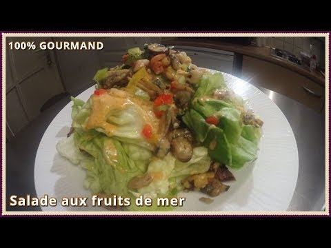 Vidéo: Cuisson D'une Salade Tiède De Fruits De Mer, Pommes De Terre, Aubergines Et Poivre