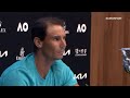 Rafael Nadal Press conference after his victory at AO'22