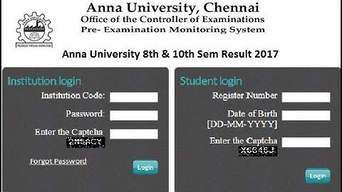 How to saw Anna University 2018 Nov/Dec exam results😎