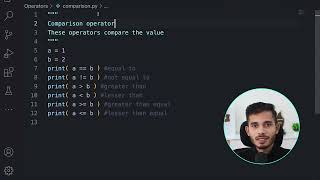 oprerators in python | chapter 10 | part 1 | Aqdas Hacker