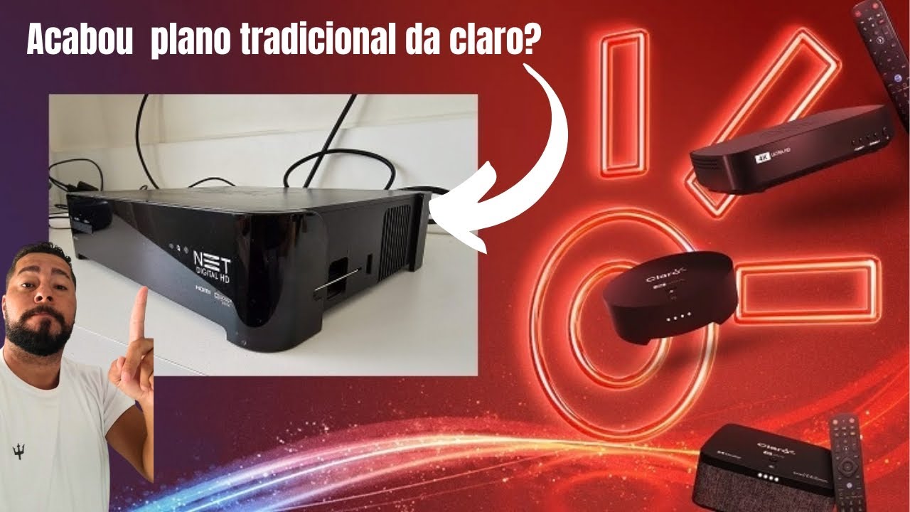 ( Novidade) CLARO TV + vai trocar todos seus DECODIFICADORES por BOX TV