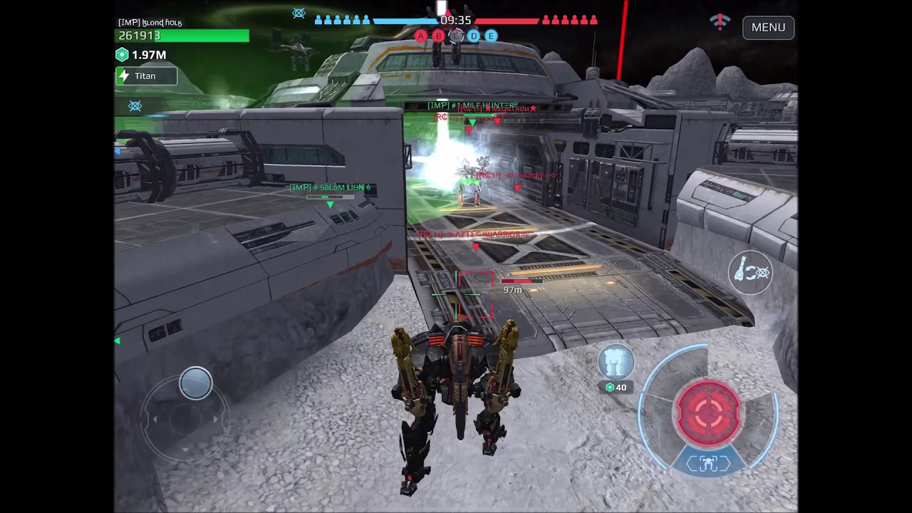 War Robots 5 IMP vs. Omega & RC1 (iOS Clan