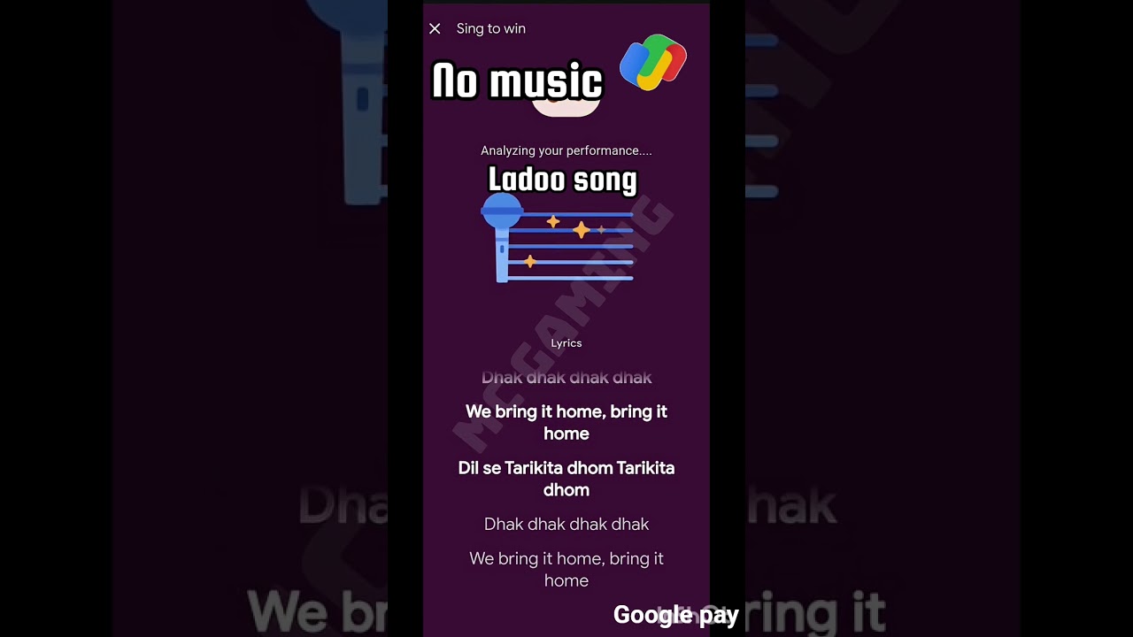 google pay laddoo song without music 
