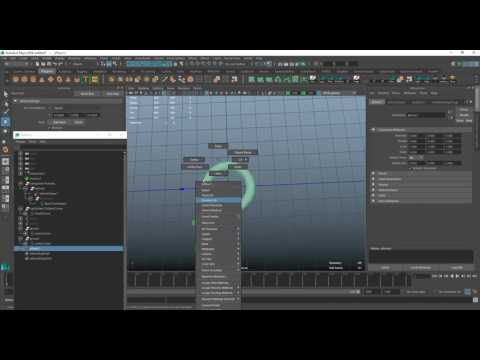 how to create a dynamic chain using Maya