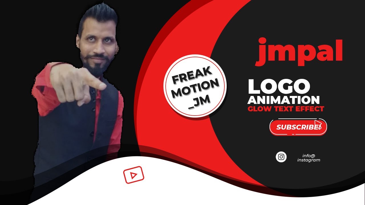 Glow Text Animation, logo reveal no plugin use in After Effects