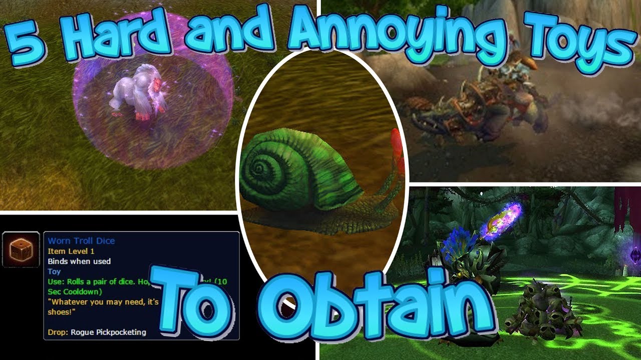 World Of Warcraft 5 Hard Annoying Toys To Collect Youtube