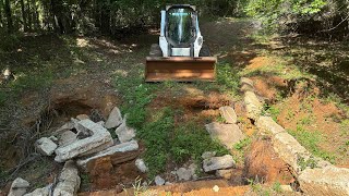 BIG PROBLEM! Fixing Washed out Culvert!