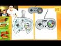 How to draw a gamepad SNES Nintendo