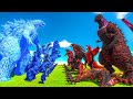Team Blue Kind Godzilla Vs Evil Shin Godzilla Team Evil Animal Revolt Battle Simulator 