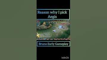 Bruno best spell: Aegis #mobilelegends #viral #mlbb #shorts