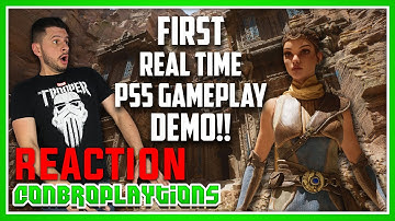 First Real Time PS5 Gameplay Demo REACTION! [Unreal Engine 5 Demo]