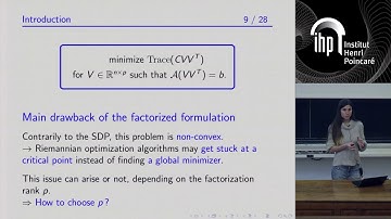 Rank optimality for the Burer-Monteiro factorization - Waldspurger - Workshop 3 - CEB T1 2019