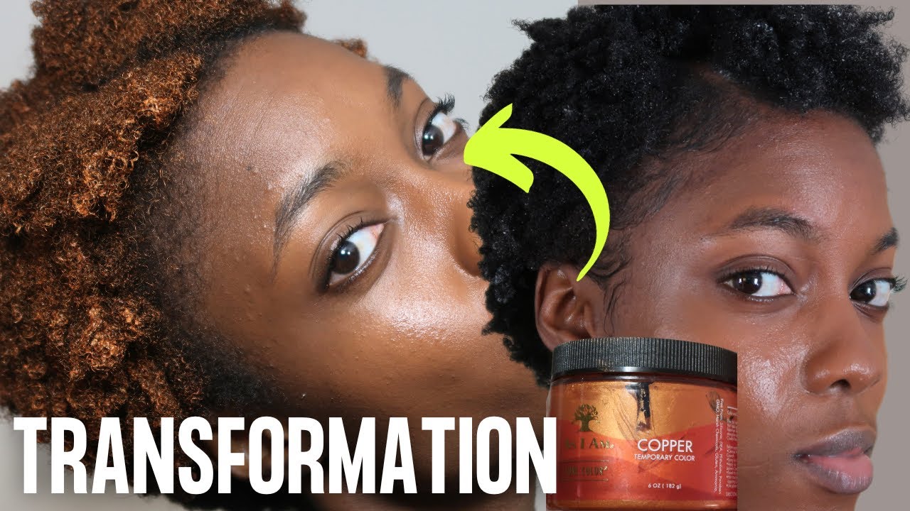 У меня медный цвет вьющихся волос на коротких натуральных волосах