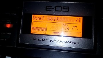 How to set Roland E09 tende sound