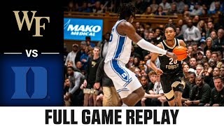 Wake Forest vs. Duke Full Game Replay | 2023-24 ACC Men's Basketball