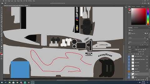 Photoshop quick tips for painting cars in iRacing
