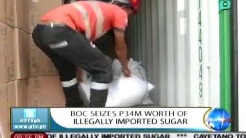 NewsLife: BOC seizes P34-M worth of smuggled sugar || July 24, 2015