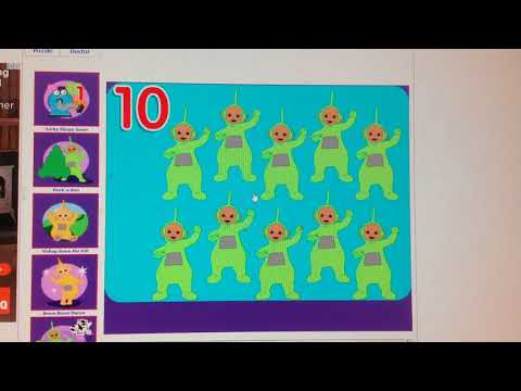 Teletubbies Let's Count Game