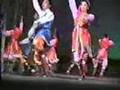 Mongol dance  men and women