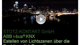 ABB i-bus KNX - Tutorial zu Lichtszenen über Presetfunktion
