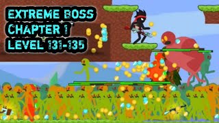 Extreme Boss Chapter 1 level 131-135 Stickman vs Zombies New Update screenshot 3