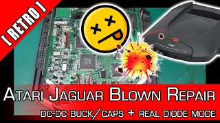 Atari Jaguar Blown Repair + Reverse Polarity Protection Diode Fix