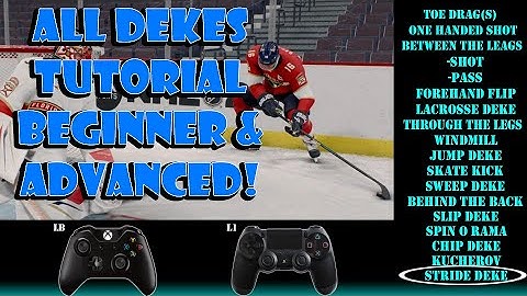 NHL 26 How To Do ALL DEKES! BEST ADVANCED/BEGINNER TUTORIAL
