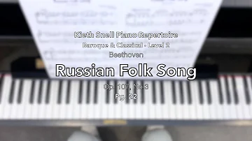 Beethoven - Russian Folk Song Op. 107 No.3 (Pg.22)