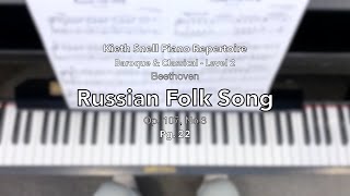 Beethoven - Russian Folk Song Op. 107 No.3 (Pg.22)
