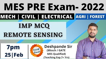𝐌𝐄𝐒 | 𝐀𝐆𝐑𝐈 | 𝐅𝐎𝐑𝐄𝐒𝐓 𝐏𝐑𝐄-𝟐𝟎𝟐𝟐 | 𝐑𝐄𝐌𝐎𝐓𝐄 𝐒𝐄𝐍𝐒𝐈𝐍𝐆 𝐈𝐌𝐏 𝐌𝐂𝐐 𝐒𝐄𝐒𝐒𝐈𝐎𝐍