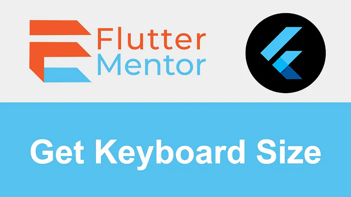 Flutter - How To Get Keyboard Size (BottomInset)