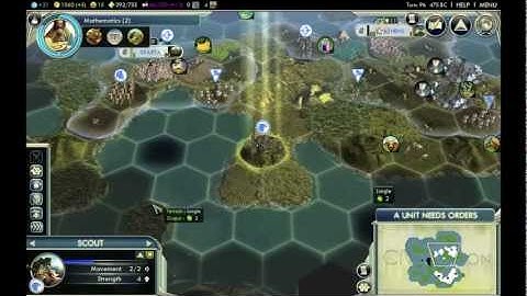 Lets Play: Civilization 5 Greece Episode 1 Part 2