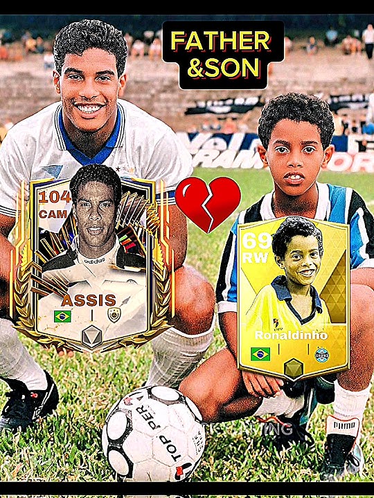 'Ronaldinho’s Legacy: From Father to Son! 🏆⚽ A Family of Football Kings' #fcmobile #fifamobile #fifa