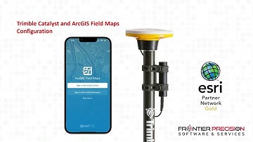 Connecting the Trimble Catalyst DA2 Antenna with ArcGIS Field Maps on an iOS device.