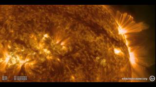AIA 171/193/304 (2011-10-22 13:19:07 - 2011-10-23 01:35:07 UTC)