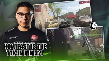 Shotzzy: "How FAST is the Time To Kill in MW2"😲 Modern Warfare 2 TTK Speed | Call of Duty MW2