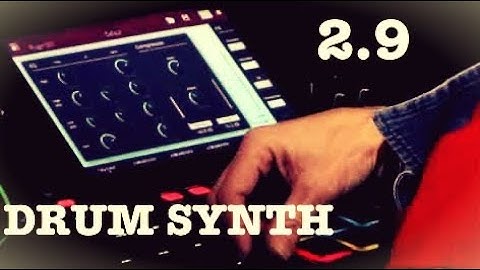 MPC Drum Synth Update 2.9 - Beat Walkthrough.